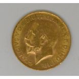 1928 gold full sovereign, South Africa mint mark