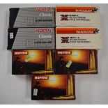 One-hundred-and-thirty-six .243 Win rifle cartridges Winchester Super-X, Federal Classic and