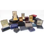 Approximately thirty jewellery boxes including vintage examples