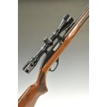 Marlin Model 990 .22LR bolt-action rifle with  chequered semi-pistol grip and forend, sling
