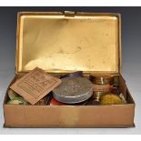 A tin of vintage theatrical makeup / grease paint c1910-20, in original packaging including