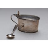 Georgian hallmarked silver mustard, London 1793, maker Robert Hennell I, together with a Georgian