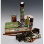 A collection of gun cleaning kit and accessories including Bisley air rifle cleaning kit, bore