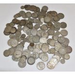 Approximately 1540g of pre-1947 UK silver coinage