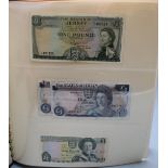 An amateur collection of world banknotes to include Channel Islands, Bermuda, Caribbean,