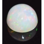 A loose round opal cabochon measuring 2.80ct