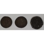 Licinius I, Roman Imperial coin 308-324. Obverse: Laureate head. Reverse: Genius nude. 26cm, 8.2g,