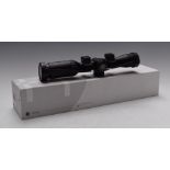 Hawke Panorama 2-7x32 rifle scope with lens covers, in Hawke box.