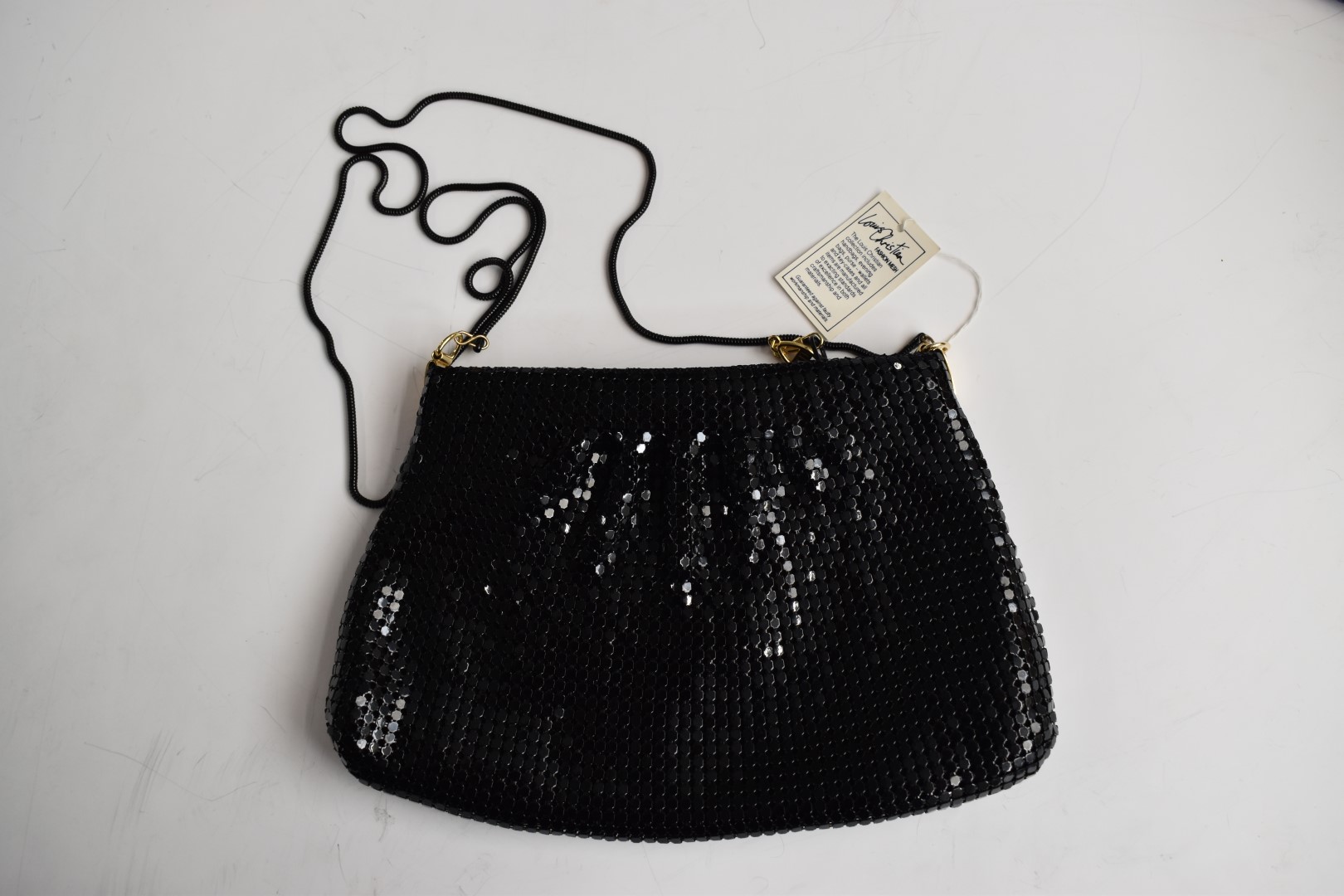 Four vintage sequinned evening bags, including gold Oroton example, largest 16 x 27cm - Image 4 of 5