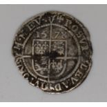 Elizabeth I 1578 threepence with rose and date