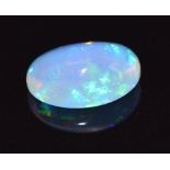A loose oval opal cabochon measuring 3.45ct