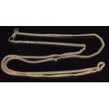 A 9ct gold guard chain/ watch chain, 26.2g, 74cm long