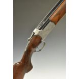 Eibar Ibargun 12 bore over and under shotgun with engraved locks, top plate and thumb lever,