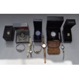 Eleven various ladies wristwatches including Guess, Sekonda and Accurist, some in original boxes