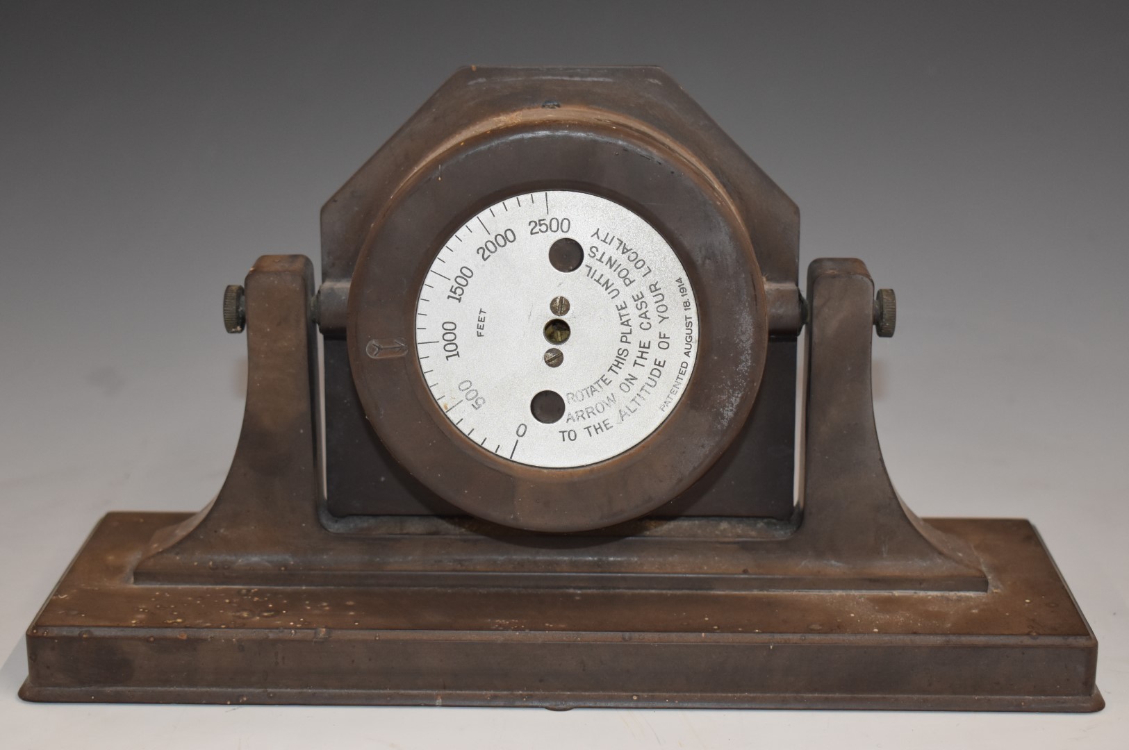Short & Mason Stormoguide barometer in Art Deco style Bakelite case, also marked to dial C.W.Dixey & - Image 3 of 3