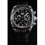 Heuer Classic Monza gentleman's automatic chronograph wristwatch ref. CR2110 with luminous hands,