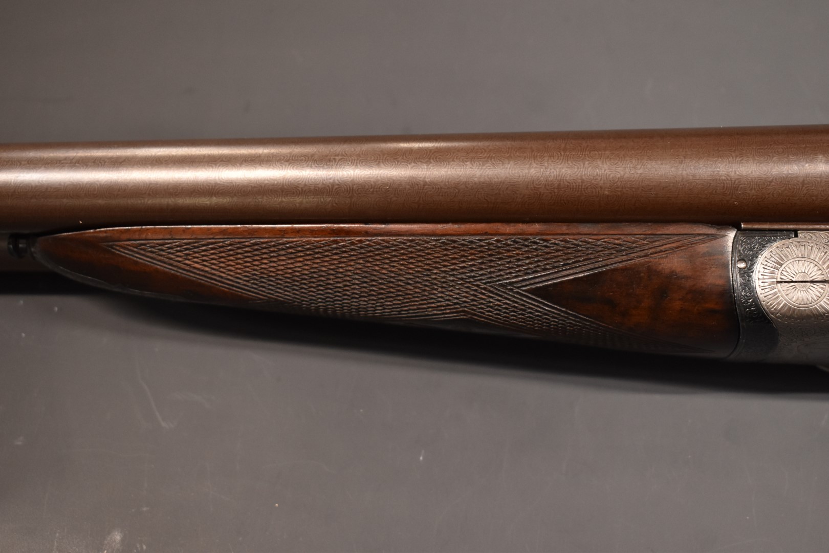 Lincoln Jeffries 12 bore sidelock side by side sidelock ejector shotgun with fine engraving of - Image 9 of 16