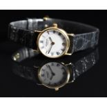 Raymond Weil ladies wristwatch ref. 9923 with date aperture, black hands and Roman numerals, two-