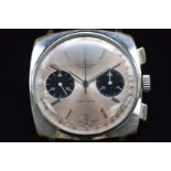 Breitling Top Time gentleman's chronograph wristwatch ref. 2006 with luminous hands, steel baton