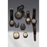 Seven various ladies and gentleman's wristwatches including Ingersoll, Lucerne, Ardath etc