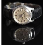 Omega Seamaster ladies wristwatch ref. 596.0017 with date aperture, luminous hands, two-tone baton