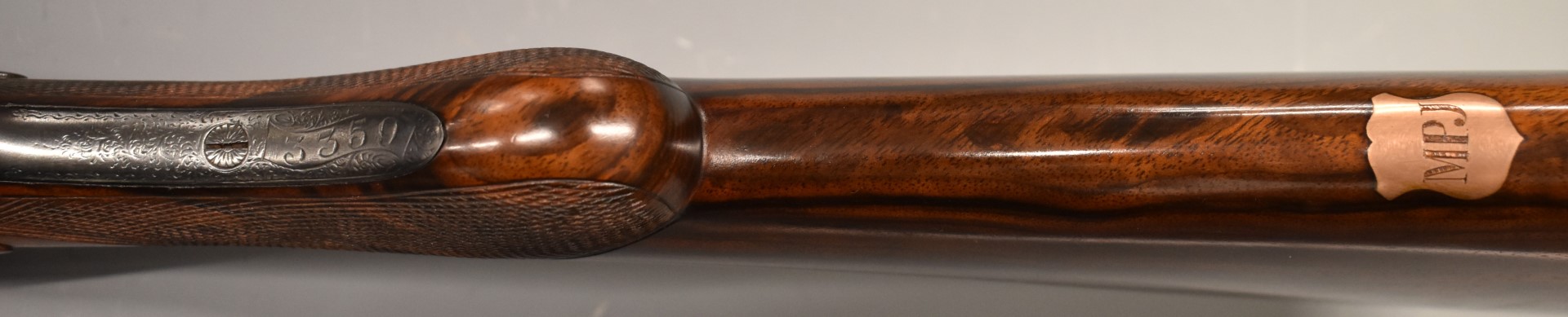 Lincoln Jeffries 12 bore sidelock side by side sidelock ejector shotgun with fine engraving of - Image 12 of 16