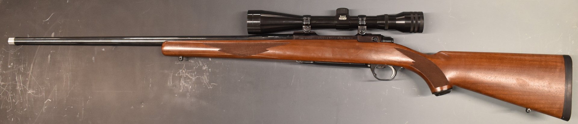 Ruger M77 Mark II .300 Win Mag bolt-action rifle with chequered semi-pistol grip and forend, sling - Image 3 of 3