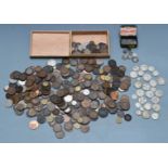 A collection of sundry UK coinage, George II onwards together with 19thC Channel Islands examples,