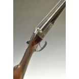 Charles Rosson & Son 12 bore side by side ejector shotgun with named lock, border engraved lock,