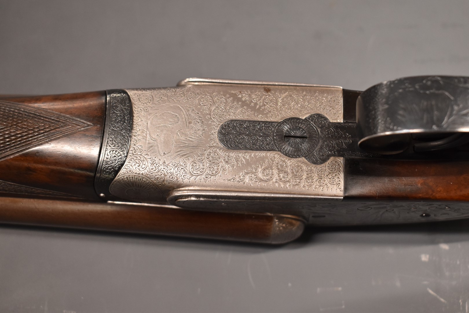 Lincoln Jeffries 12 bore sidelock side by side sidelock ejector shotgun with fine engraving of - Image 10 of 16