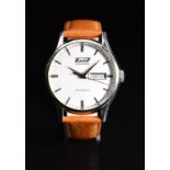 Tissot Visodate gentleman's automatic wristwatch ref. T019430B with day and date aperture, steel