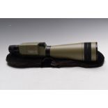 Kowa TSN-2 20-60x75mm spotting scope, in neoprene slip case.