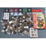 A collection of UK and overseas coinage, George II onwards, includes approximately 46g of mixed