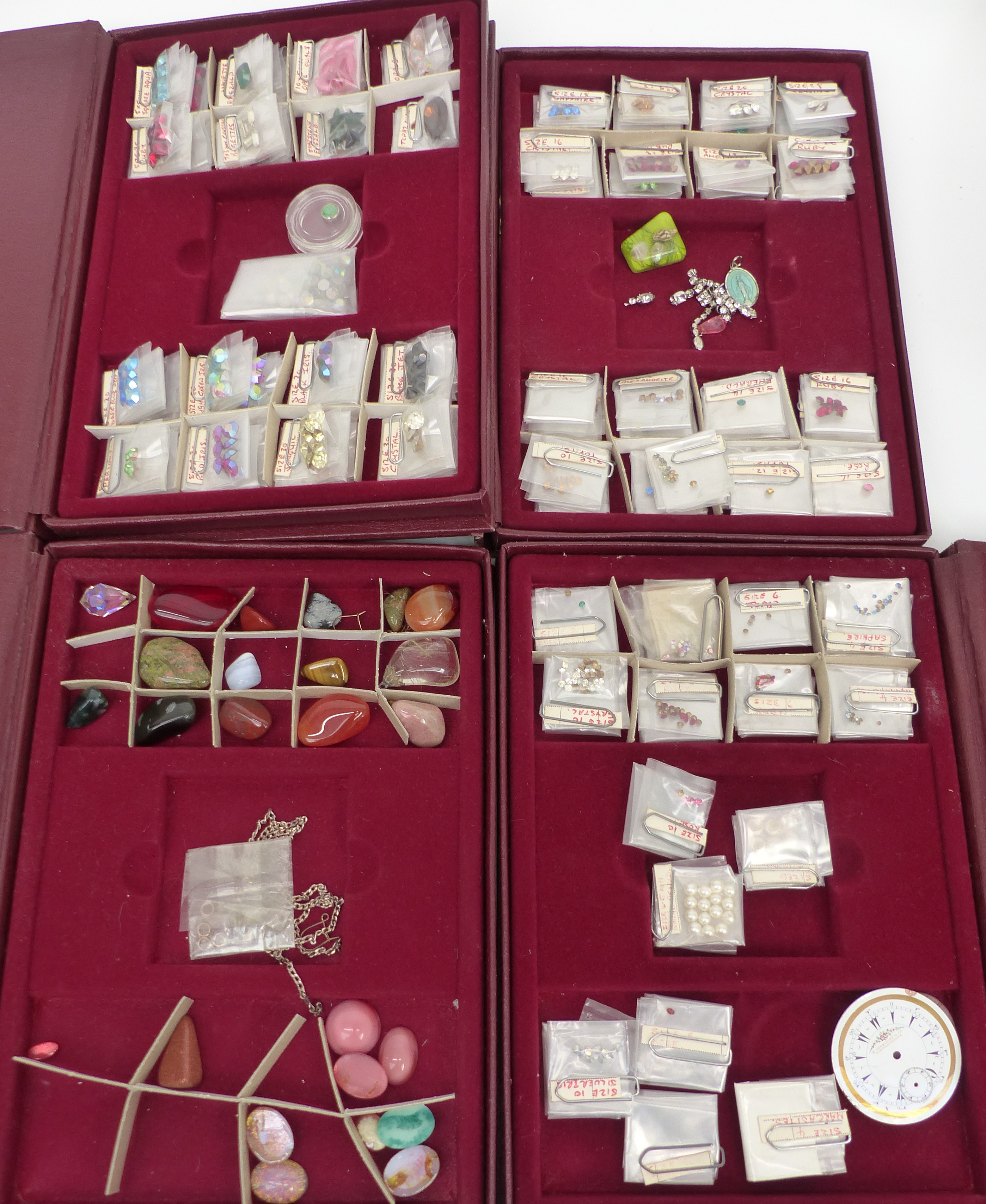 A collection of jewellery including silver cufflinks, other cufflinks, brooches, silver ring, - Image 5 of 6