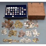 A large amateur collection of Commonwealth, overseas and Channel Islands coinage, in tins,