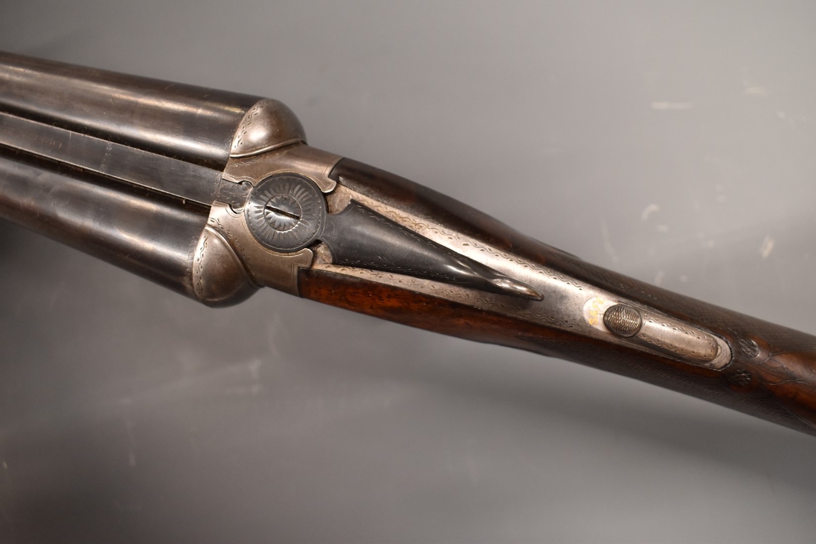 Charles Rosson & Son 12 bore side by side ejector shotgun with named lock, border engraved lock, - Image 11 of 11