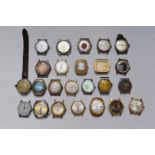 Twenty-four gentleman's wristwatches including Rotary, Lucerne, Newmark, Etienne, Nisus, Borea,