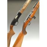 Two .22 rifles Winchester Model 190 .22 semi-automatic with semi-pistol grip, adjustable sights