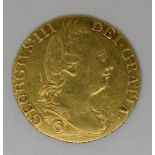 1785 George III gold guinea, F/EF