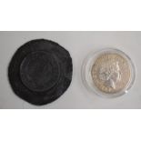 Queen Elizabeth II UK coinage Uniface proof and proof struck by Fattorini Ltd from the original
