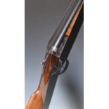 Miguel Larranga 12 bore side by side shotgun, serial number 41087. PLEASE NOTE THAT A VALID RELEVANT