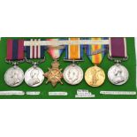 British Army WW1 Royal Artillery Distinguished Conduct Medal group of six awarded to 12409 Sgt F G