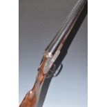 Charles Ryland & Co 12 bore sidelock side by side sidelock shotgun with engraving to the locks,