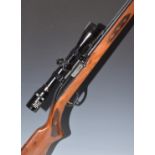 Marlin Model 990 .22LR bolt-action rifle with  chequered semi-pistol grip and forend, sling