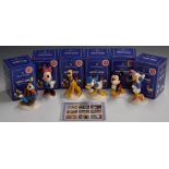 A collection of Royal Doulton Walt Disney 70th Anniversary figures