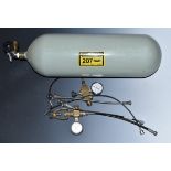 Large compressed gas bottle suitable for re-charging PCP air rifles