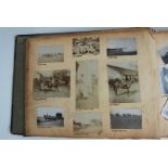 WW1 Royal Artillery serviceman's photograph album depicting service life in India towards the end of