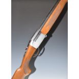 Investarm 12 bore 3" magnum folding over and under shotgun with chequered semi-pistol grip and