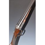 L Chobert of Paris 16 bore side by side shotgun with engraved locks, trigger guard, underside, thumb
