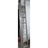 Triple extension aluminium ladder by Gravity Randall